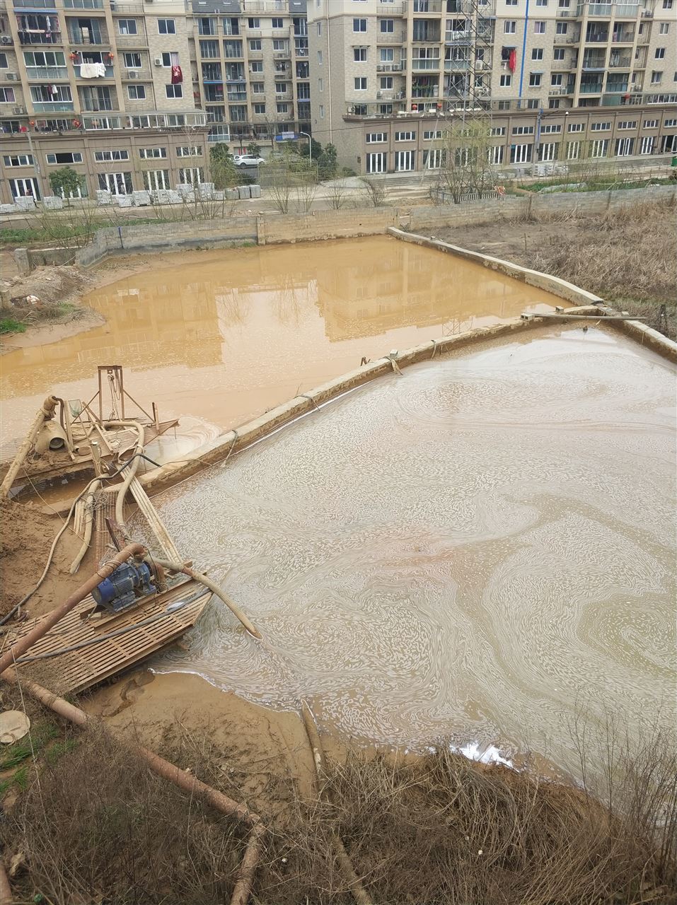 高安沉淀池淤泥清理-厂区废水池淤泥清淤
